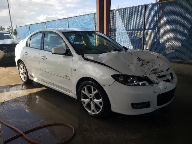 JM1BK323081793530 - 2008 MAZDA 3 S WHITE photo 4