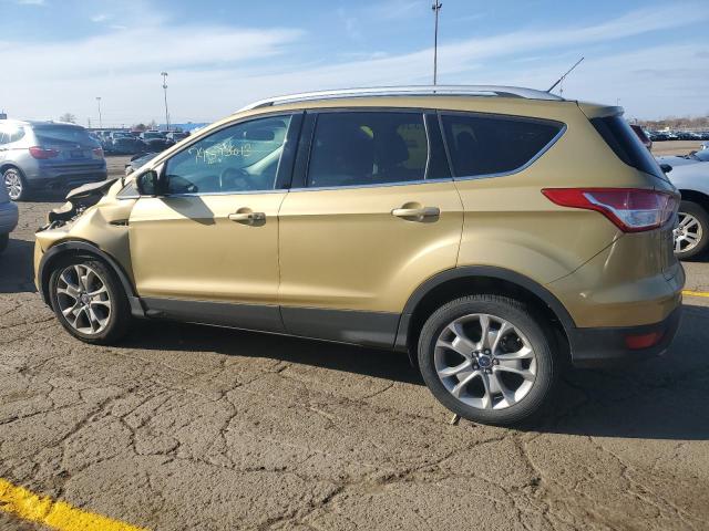 1FMCU0J9XEUC91701 - 2014 FORD ESCAPE TITANIUM GOLD photo 2