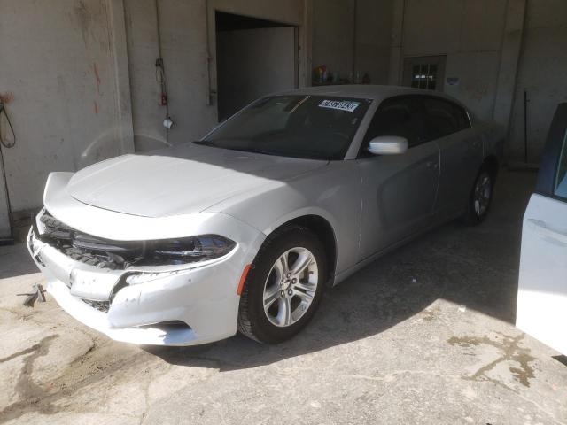 2C3CDXBG9NH234665 - 2022 DODGE CHARGER SXT SILVER photo 1