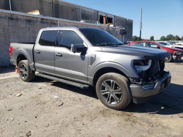 1FTFW1E86NFA42691 - 2022 FORD F150 SUPERCREW GRAY photo 4