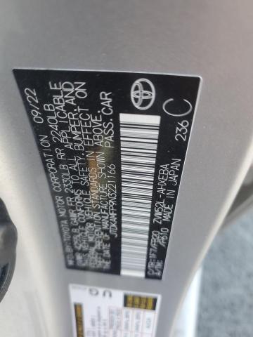 JTDKAMFP9N3221166 - 2022 TOYOTA PRIUS PRIM LE SILVER photo 12