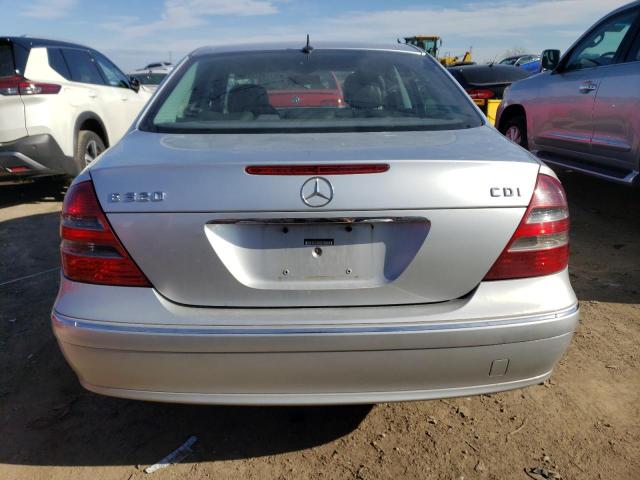 WDBUF26J86A898229 - 2006 MERCEDES-BENZ E 320 CDI SILVER photo 6