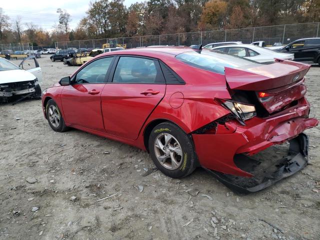 5NPLL4AG8PH110699 - 2023 HYUNDAI ELANTRA SE RED photo 2