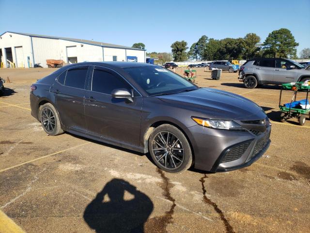 4T1G11AK9MU470054 - 2021 TOYOTA CAMRY SE GRAY photo 4