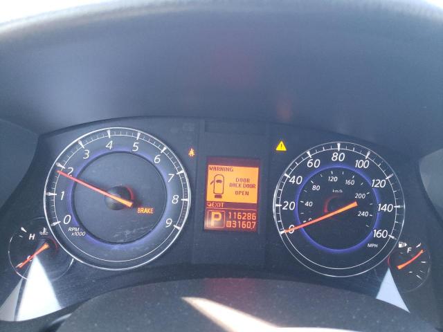 JN1AJ0HR9AM755908 - 2010 INFINITI EX35 BASE Արծաթագույն լուսանկար 9