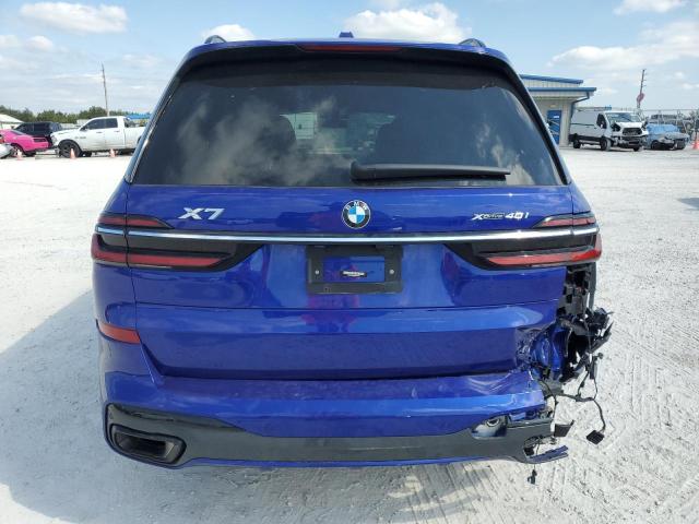 5UX23EM05P9R89084 - 2023 BMW X7 XDRIVE40I BLUE photo 6