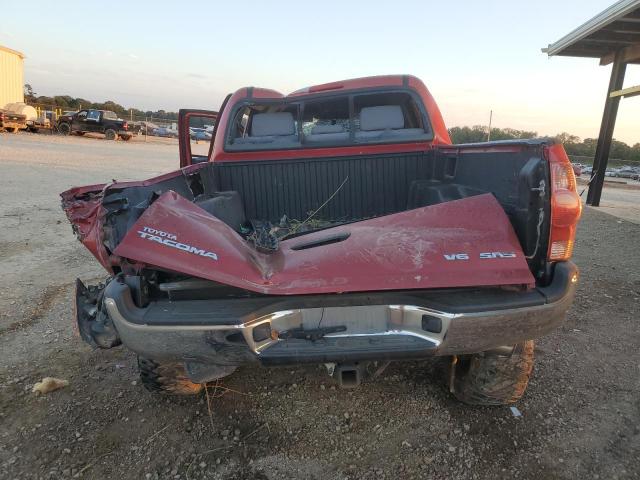 5TELU42N57Z460525 - 2007 TOYOTA TACOMA DOUBLE CAB RED photo 6