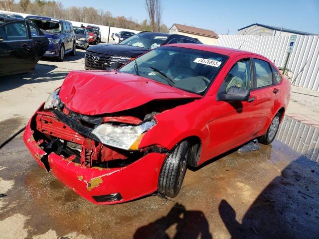 1FAHP34N18W137761 - 2008 FORD FOCUS S/SE RED photo 1