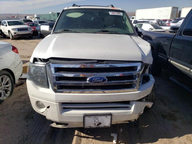 1FMJU2A55DEF66657 - 2013 FORD EXPEDITION LIMITED WHITE photo 5