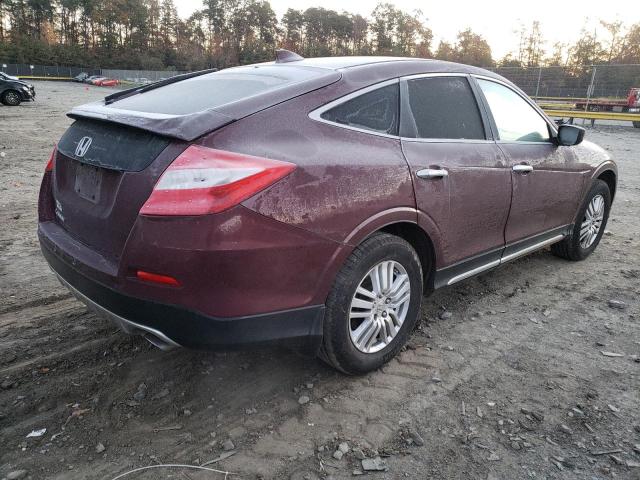 5J6TF3H3XDL000534 - 2013 HONDA CROSSTOUR EX BURGUNDY photo 3