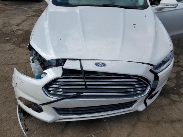 3FA6P0RU5DR342843 - 2013 FORD FUSION TITANIUM HEV WHITE photo 11