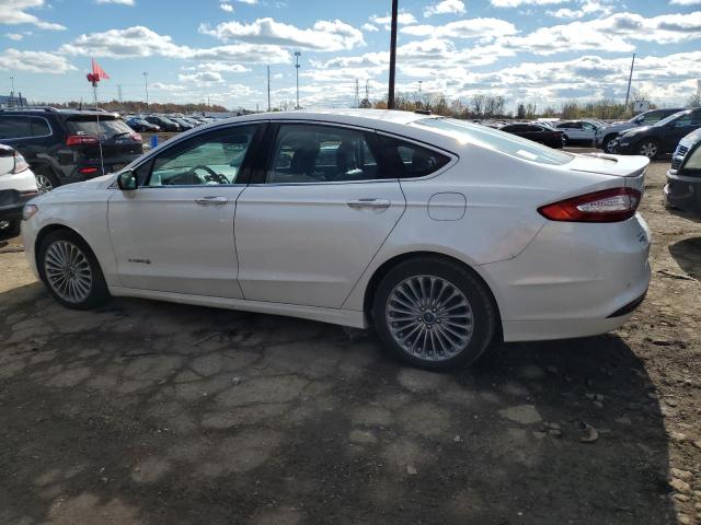 3FA6P0RU5DR342843 - 2013 FORD FUSION TITANIUM HEV WHITE photo 2