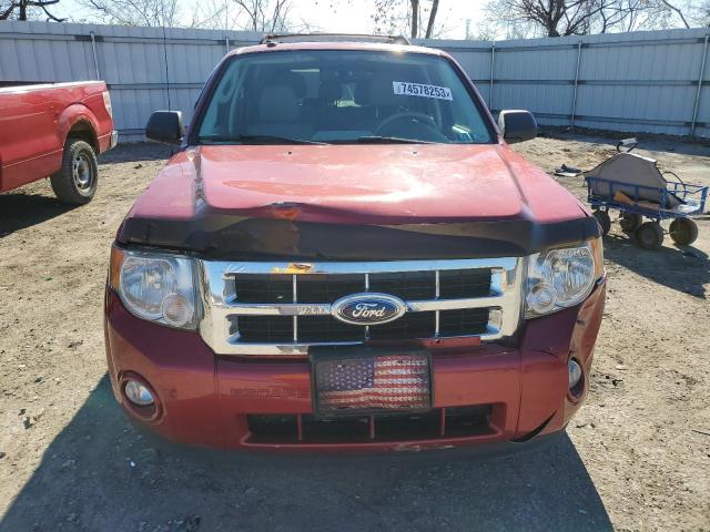 1FMCU9DG2CKC23321 - 2012 FORD ESCAPE XLT RED photo 5