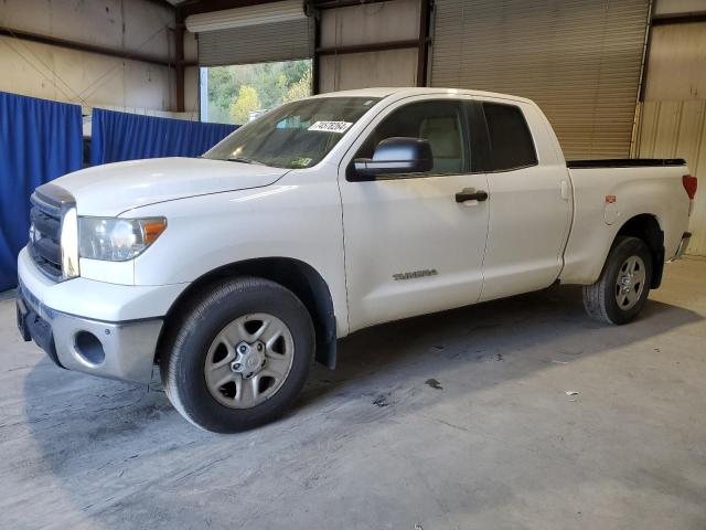 5TFRM5F10CX044701 - 2012 TOYOTA TUNDRA DOUBLE CAB SR5 WHITE photo 1