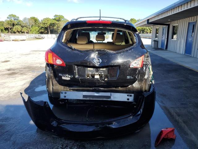 JN8AZ1MU2AW009024 - 2010 NISSAN MURANO S BLACK photo 6