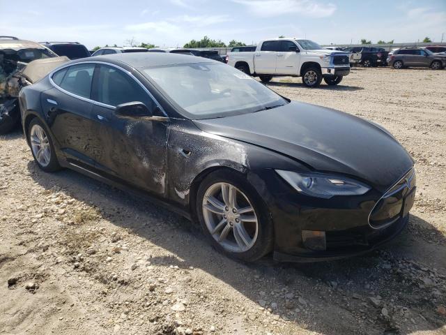 5YJSA1E25FF115869 - 2015 TESLA MODEL S შავი ფოტო 4
