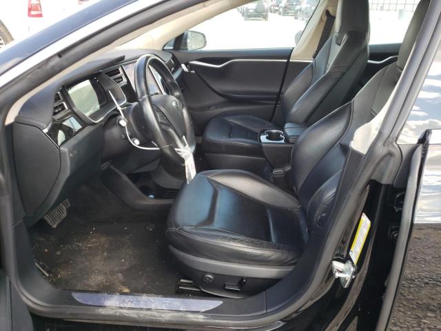 5YJSA1E25FF115869 - 2015 TESLA MODEL S შავი ფოტო 7