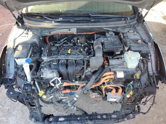 KMHE34L12HA056497 - 2017 HYUNDAI SONATA HYBRID GRAY photo 11