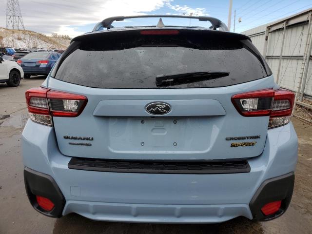 JF2GTHSC7MH299314 - 2021 SUBARU CROSSTREK SPORT BLUE photo 6