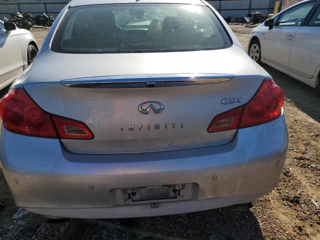 JN1CV6AR1AM253436 - 2010 INFINITI G37 SILVER photo 6