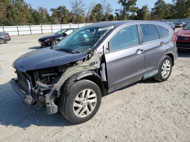 2HKRM3H50FH538531 - 2015 HONDA CR-V EX GRAY photo 1