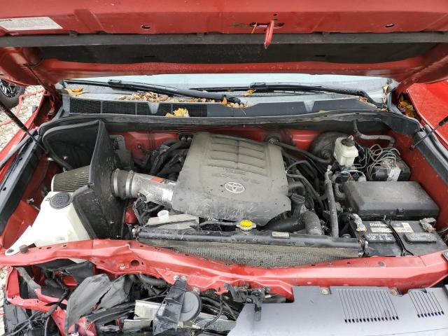 5TFUY5F15EX334823 - 2014 TOYOTA TUNDRA DOUBLE CAB SR/SR5 RED photo 11