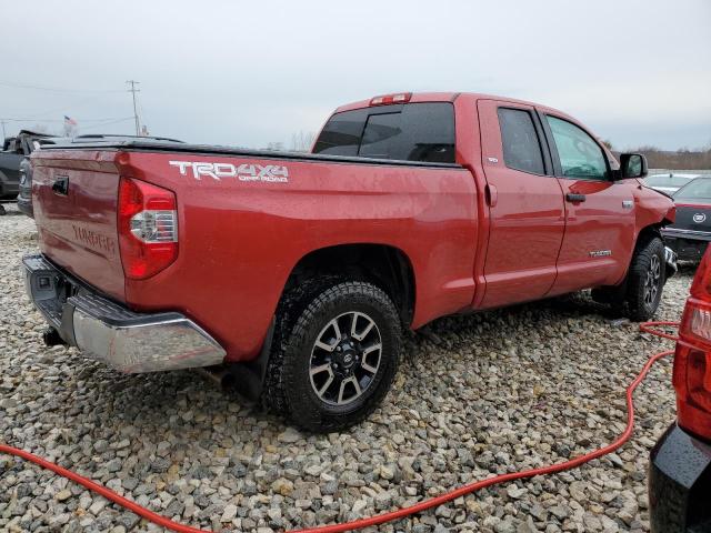 5TFUY5F15EX334823 - 2014 TOYOTA TUNDRA DOUBLE CAB SR/SR5 RED photo 3