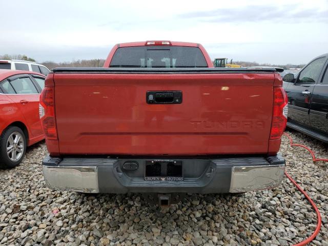 5TFUY5F15EX334823 - 2014 TOYOTA TUNDRA DOUBLE CAB SR/SR5 RED photo 6
