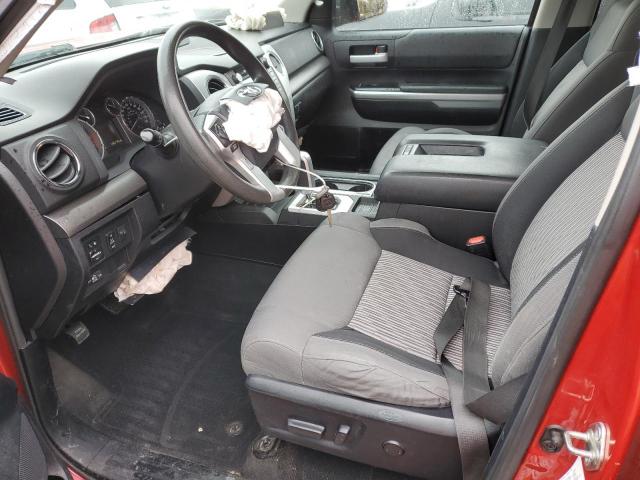 5TFUY5F15EX334823 - 2014 TOYOTA TUNDRA DOUBLE CAB SR/SR5 RED photo 7