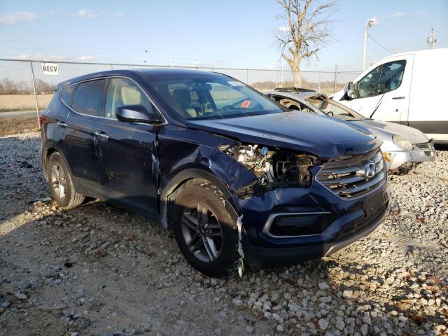 5XYZT3LB1HG433670 - 2017 HYUNDAI SANTA FE S BLUE photo 4