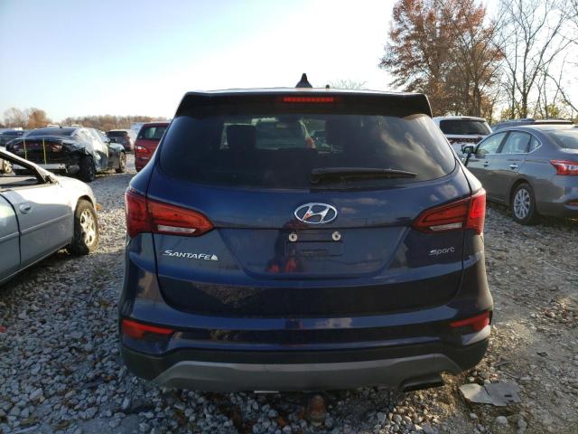 5XYZT3LB1HG433670 - 2017 HYUNDAI SANTA FE S BLUE photo 6