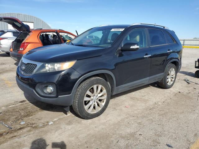 5XYKU4A15BG032063 - 2011 KIA SORENTO EX BLACK photo 1