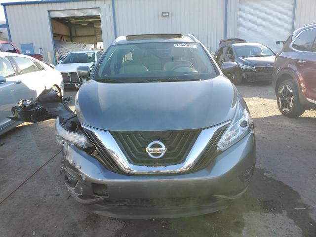 5N1AZ2MH4GN119524 - 2016 NISSAN MURANO S GRAY photo 5