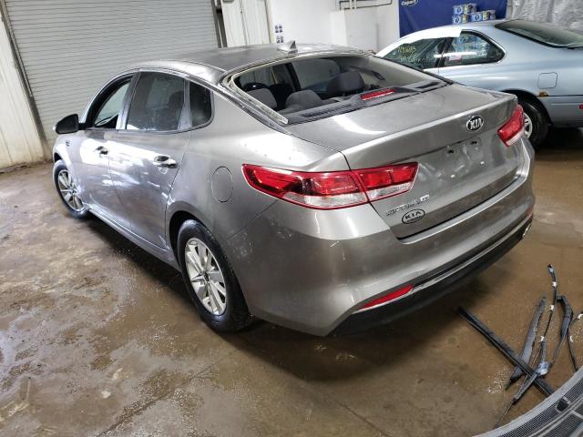 5XXGT4L34JG248996 - 2018 KIA OPTIMA LX GRAY photo 2