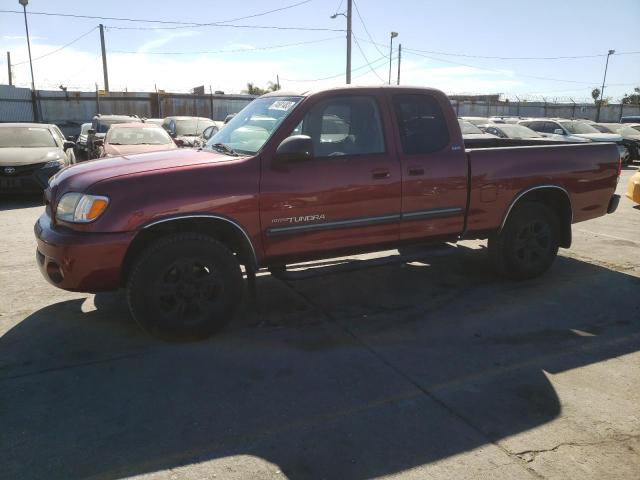 5TBRT34133S338392 - 2003 TOYOTA TUNDRA ACCESS CAB SR5 BURGUNDY photo 1