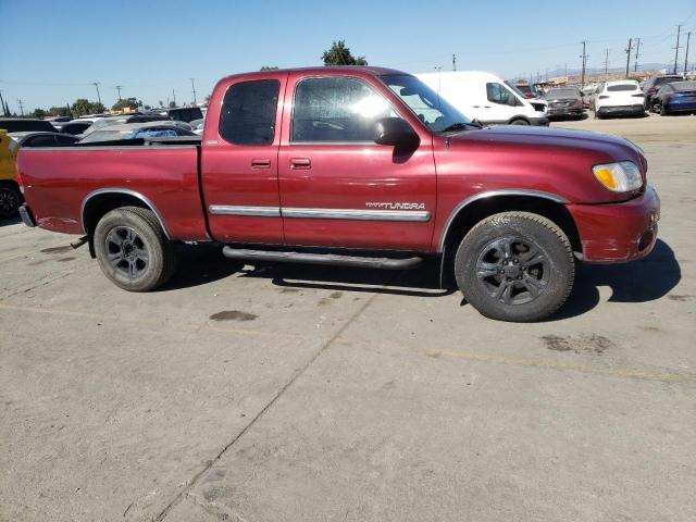 5TBRT34133S338392 - 2003 TOYOTA TUNDRA ACCESS CAB SR5 BURGUNDY photo 4