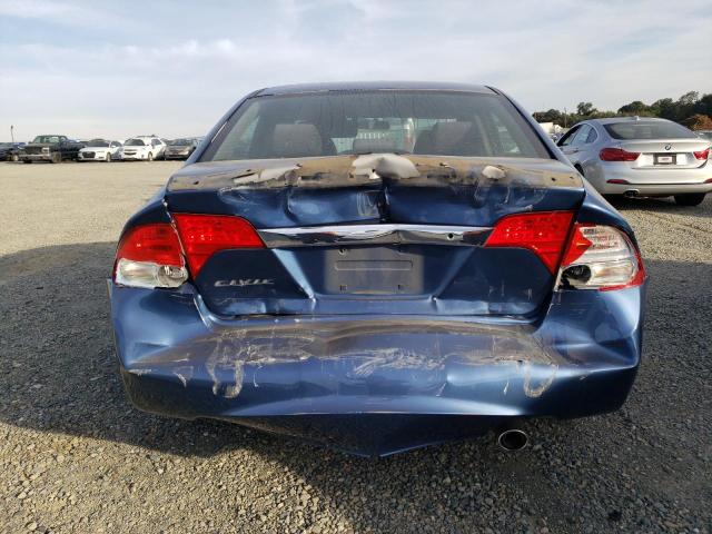 2HGFA16679H338241 - 2009 HONDA CIVIC LX-S BLUE photo 6