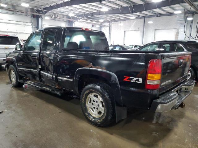 2GCEK19T821428702 - 2002 CHEVROLET silverado K1500 BLACK photo 2