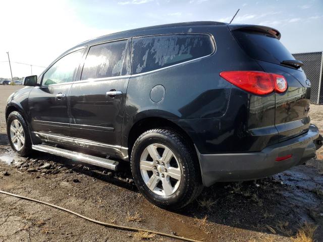 1GNKRJED7CJ379181 - 2012 CHEVROLET TRAVERSE LT BLACK photo 2