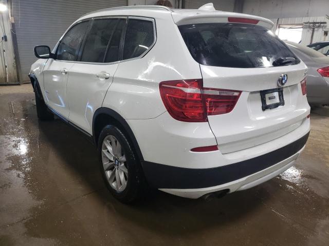 5UXWX5C54CL728447 - 2012 BMW X3 XDRIVE28I WHITE photo 2