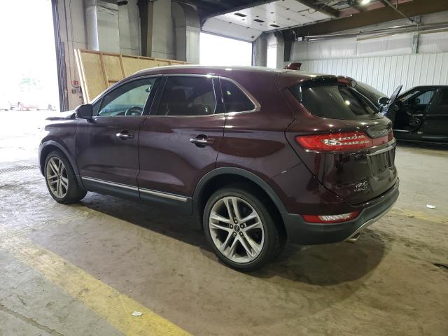 5LMCJ3D92KUL45927 - 2019 LINCOLN MKC RESERVE MAROON photo 2