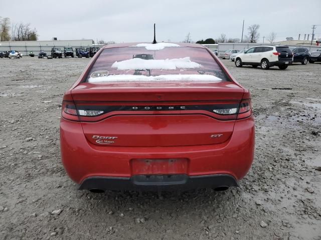 1C3CDFEB6FD132457 - 2015 DODGE DART GT RED photo 6