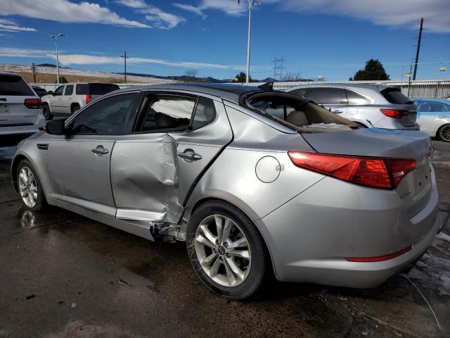 KNAGN4A67B5143203 - 2011 KIA OPTIMA EX SILVER photo 2