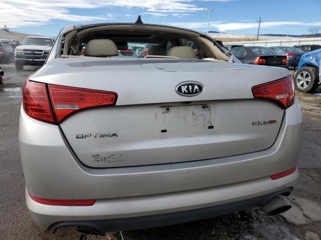 KNAGN4A67B5143203 - 2011 KIA OPTIMA EX SILVER photo 6