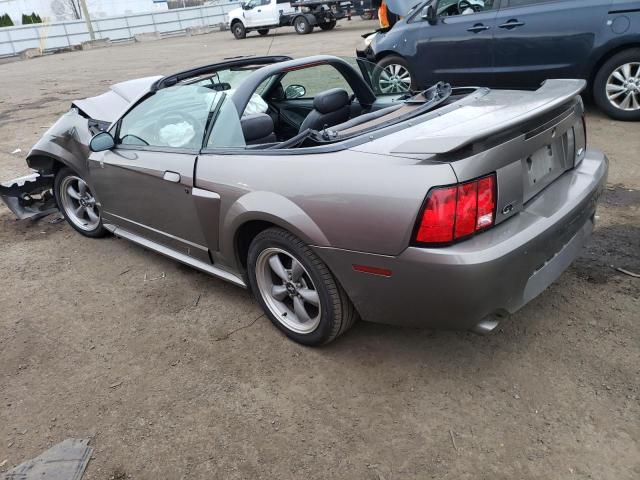 1FAFP45X42F203742 - 2002 FORD MUSTANG GT GRAY photo 2