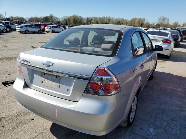 KL1TD56618B048544 - 2008 CHEVROLET AVEO BASE Gümüş foto 3