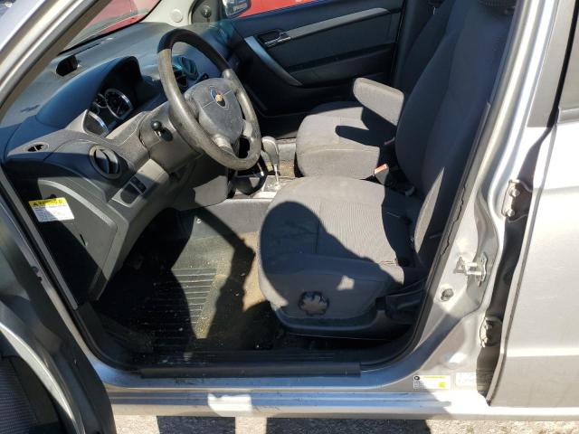 KL1TD56618B048544 - 2008 CHEVROLET AVEO BASE Gümüş foto 7