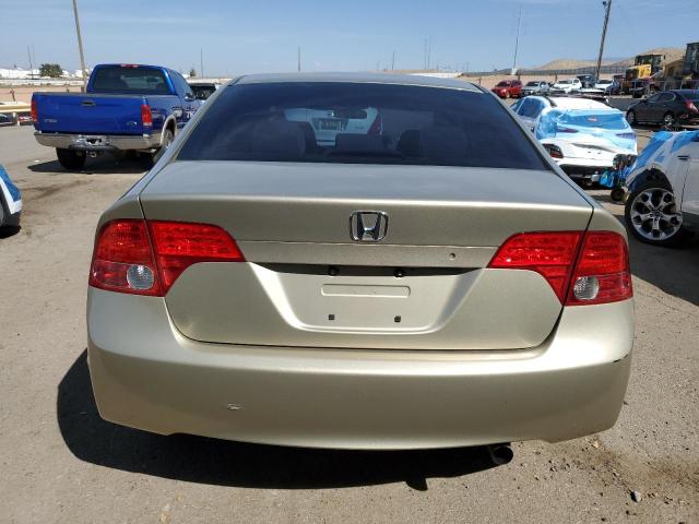 1HGFA16507L049838 - 2007 HONDA CIVIC LX GOLD photo 6