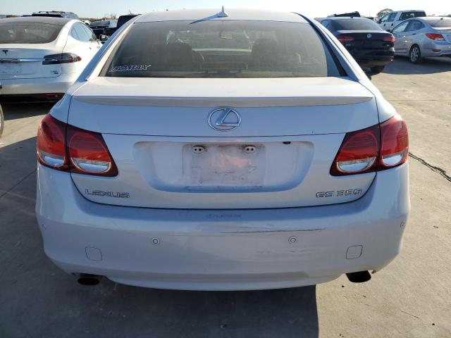 JTHBE96S980033564 - 2008 LEXUS GS 350 WHITE photo 6