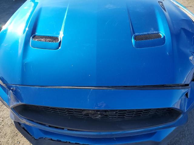 1FA6P8TH4L5133976 - 2020 FORD MUSTANG BLUE photo 11